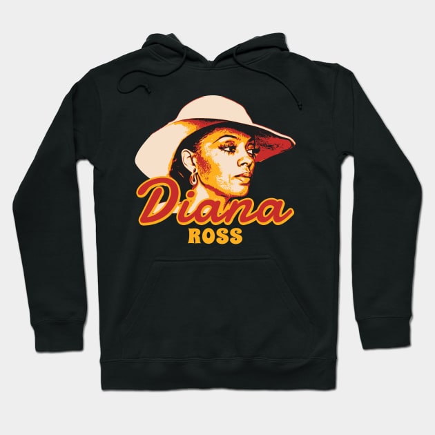 ross vintage retro diana Hoodie by LAKOSH